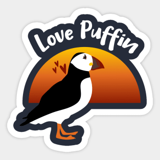 Love Puffin Sticker